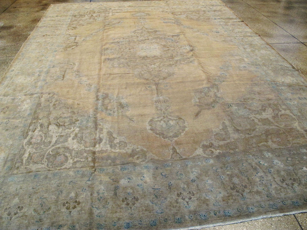 Antique Persian Tabriz Hagi Jalili Carpet, No.15494 - Gss