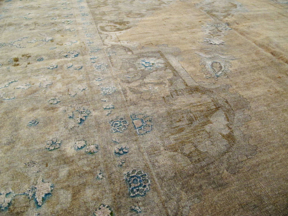 Antique Persian Tabriz Hagi Jalili Carpet, No.15494 - Gss