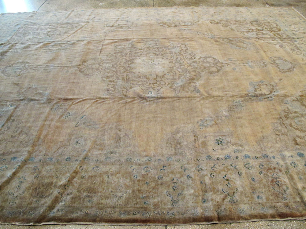 Antique Persian Tabriz Hagi Jalili Carpet, No.15494 - Gss