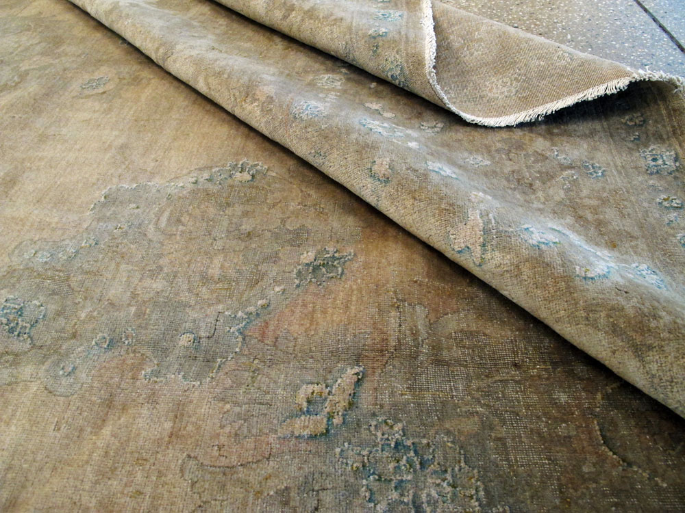 Antique Persian Tabriz Hagi Jalili Carpet, No.15494 - Gss