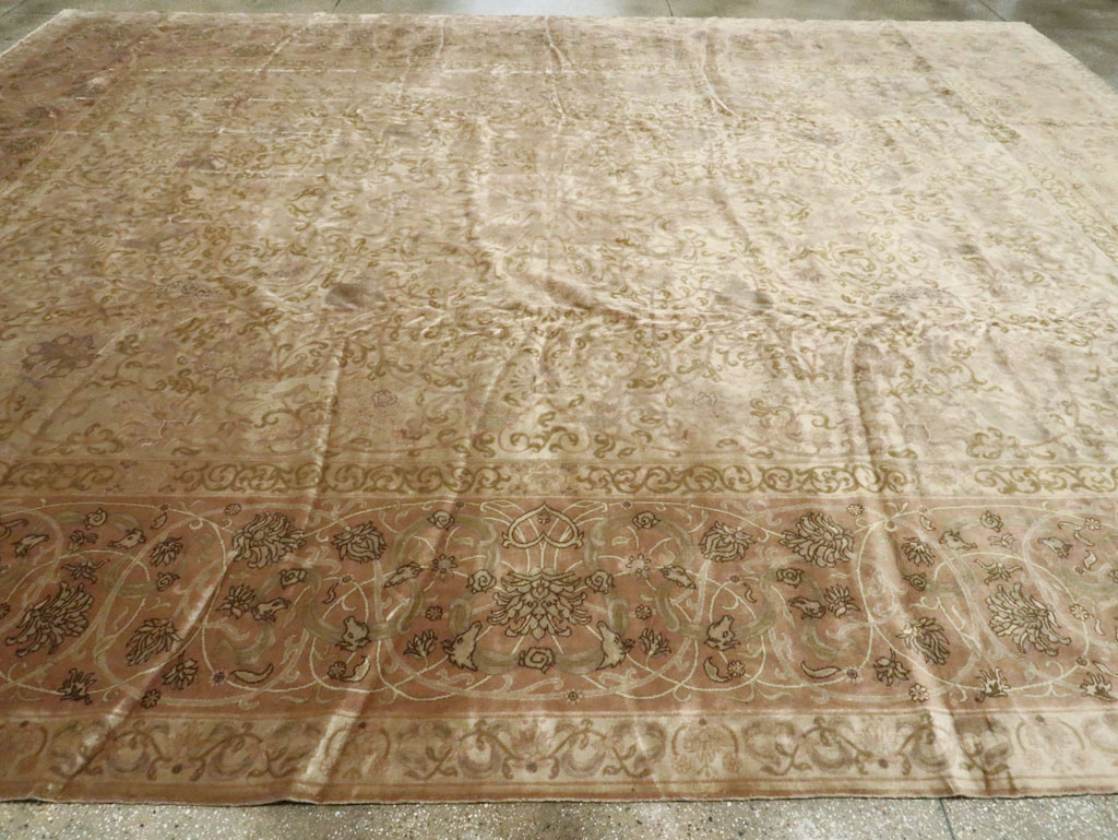 Antique Indian Lahore Carpet, No.15496 - Gss