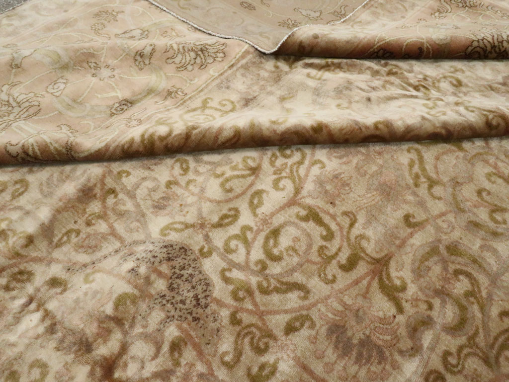 Antique Indian Lahore Carpet, No.15496 - Gss