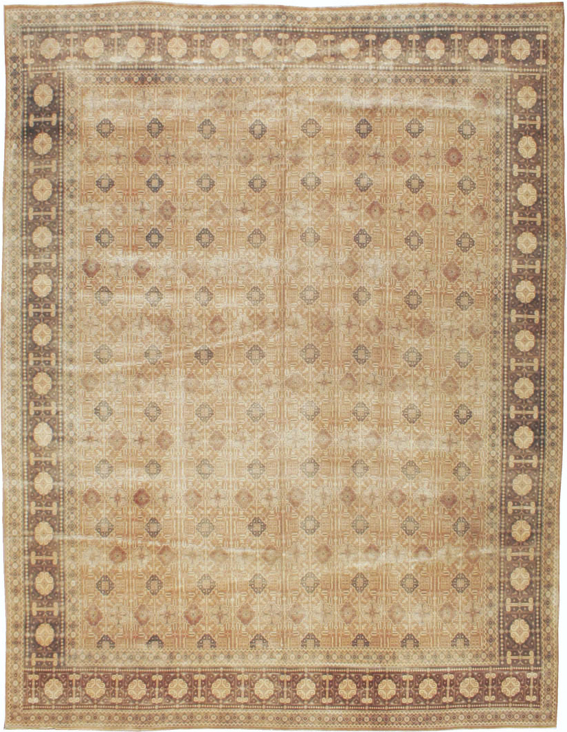 Vintage Persian Tabriz Carpet, No.15499 - Gss