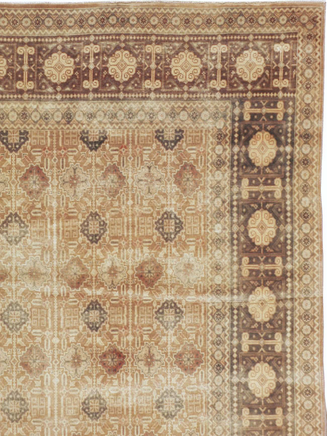 Vintage Persian Tabriz Carpet, No.15499 - Gss
