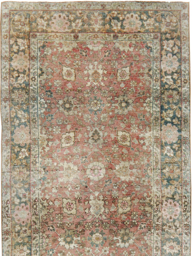 Vintage Persian Tabriz Runner, No.15501 - Gss