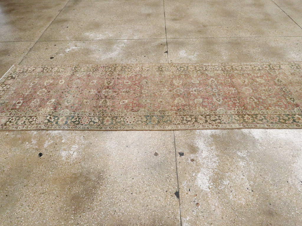 Vintage Persian Tabriz Runner, No.15501 - Gss