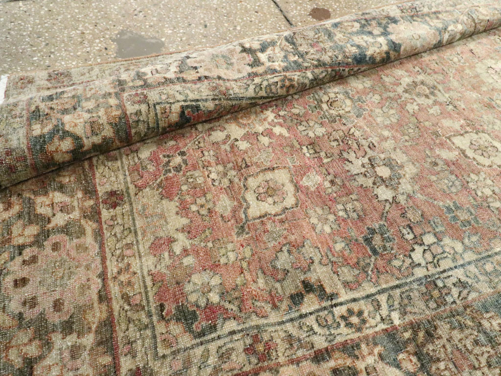 Vintage Persian Tabriz Runner, No.15501 - Gss