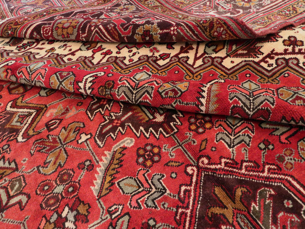 Vintage Persian Heriz Carpet, No.15530 - Gss