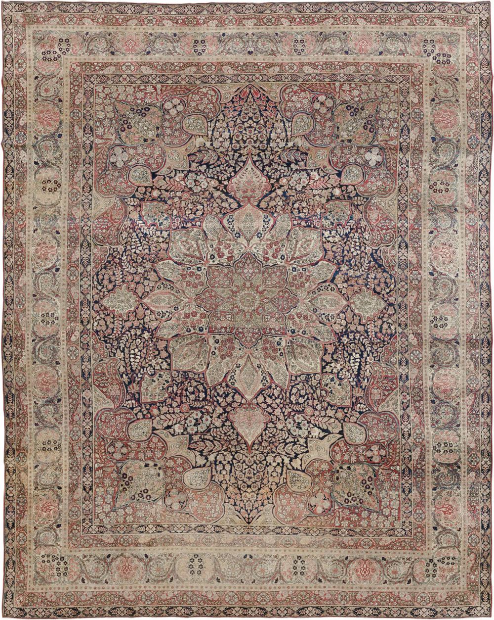 Antique Persian Lavar Kerman Carpet, No.15532 - Gss
