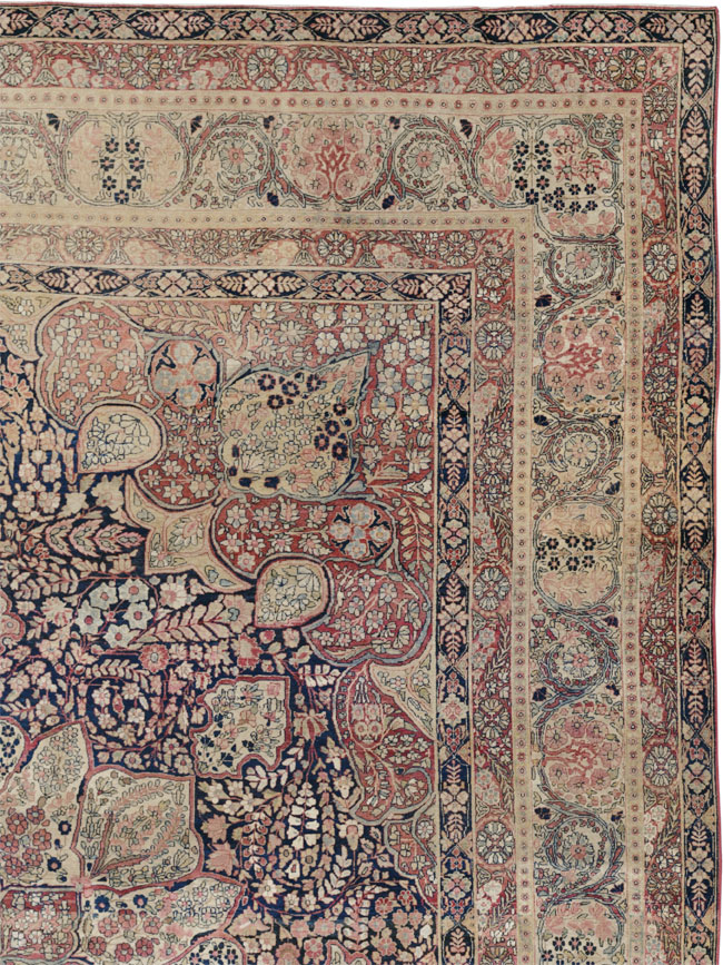 Antique Persian Lavar Kerman Carpet, No.15532 - Gss