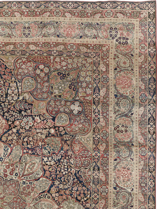 Antique Persian Lavar Kerman Carpet, No.15532 - Gss