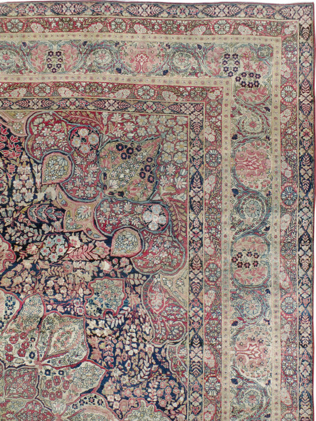 Antique Persian Lavar Kerman Carpet, No.15532 - Gss