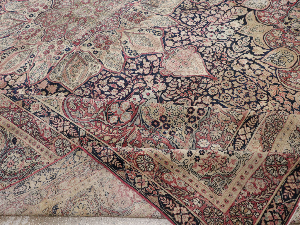 Antique Persian Lavar Kerman Carpet, No.15532 - Gss