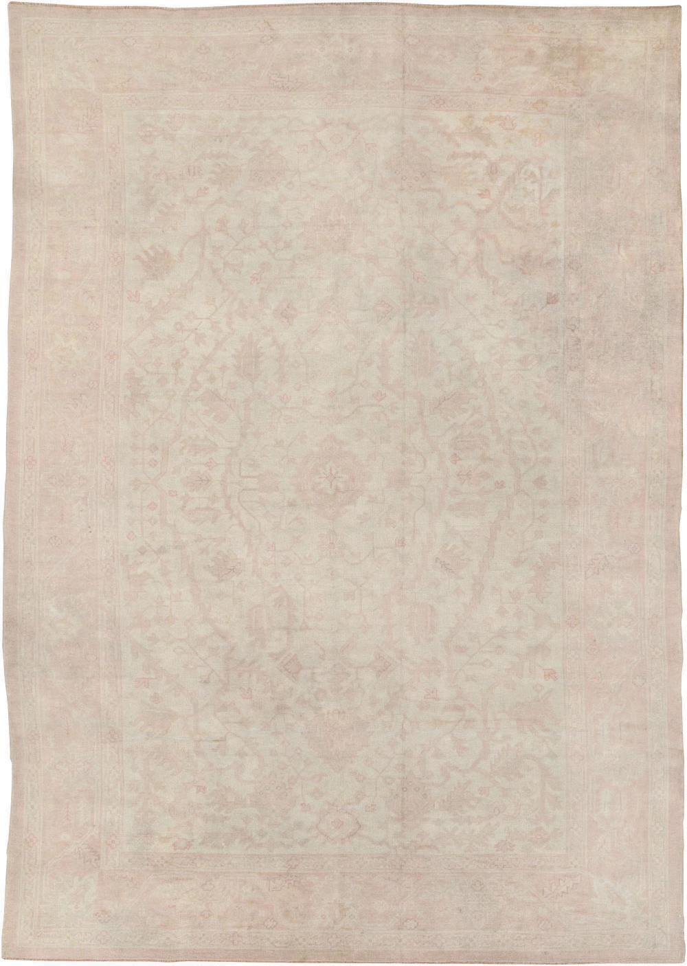 Vintage Turkish Oushak Room Size Carpet, No.15537 - Gss