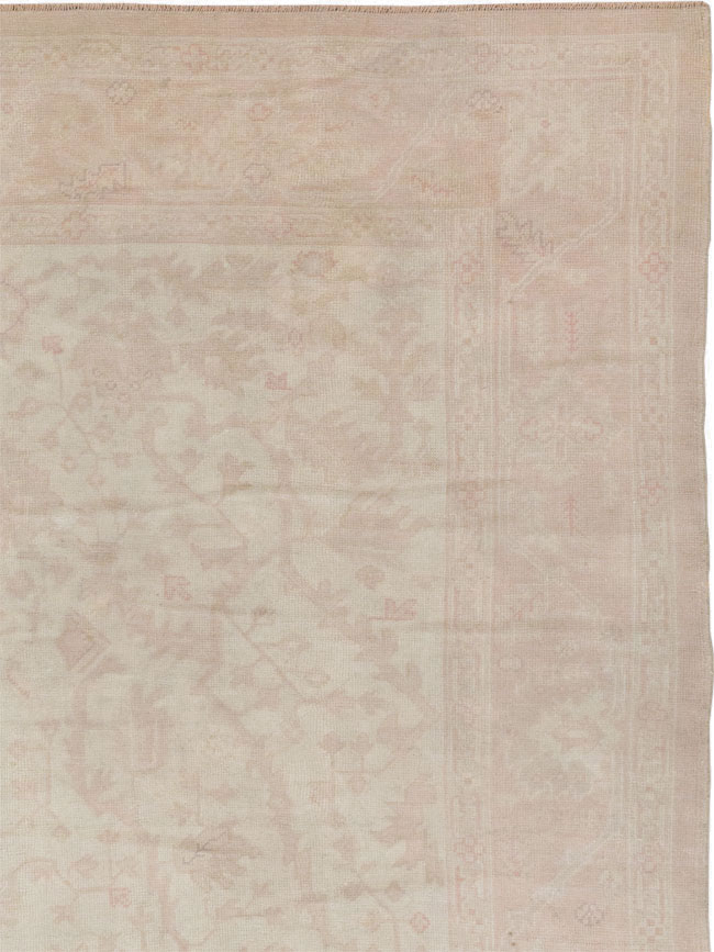 Vintage Turkish Oushak Room Size Carpet, No.15537 - Gss