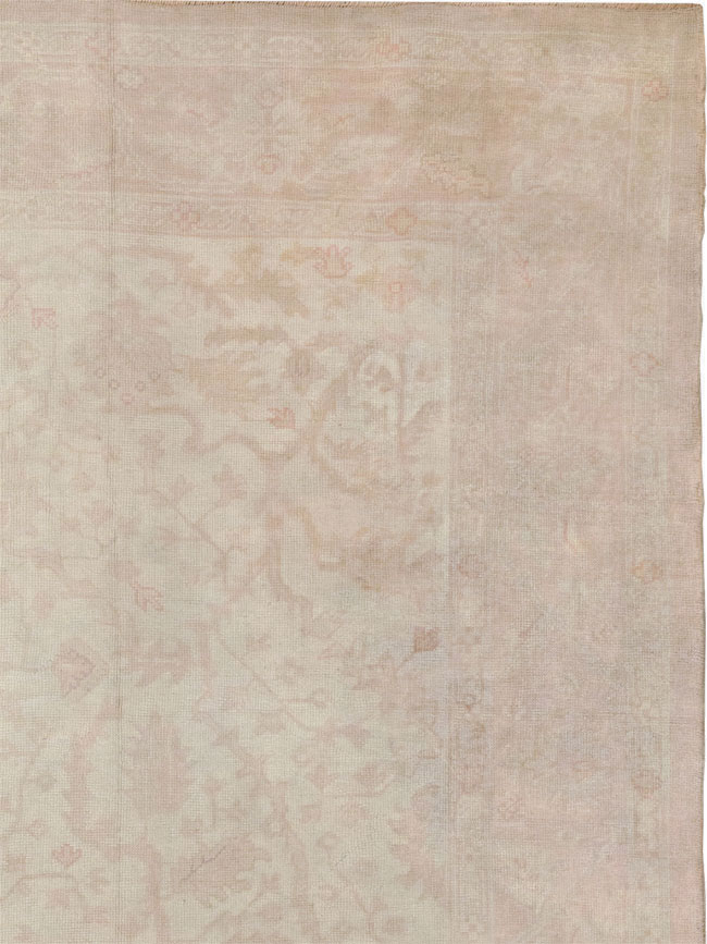 Vintage Turkish Oushak Room Size Carpet, No.15537 - Gss