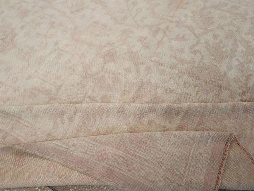 Vintage Turkish Oushak Room Size Carpet, No.15537 - Gss