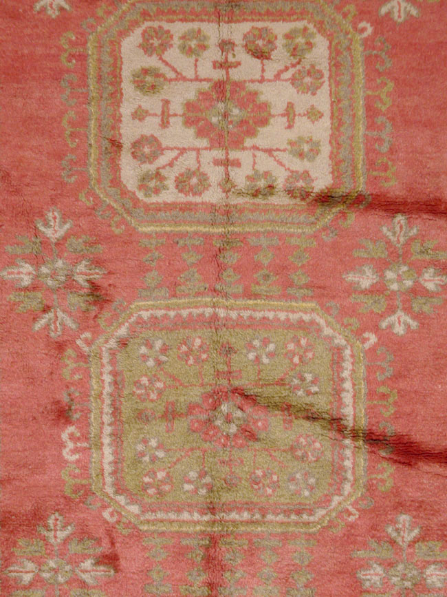 Antique Turkish Oushak Carpet, No.15555 - Gss