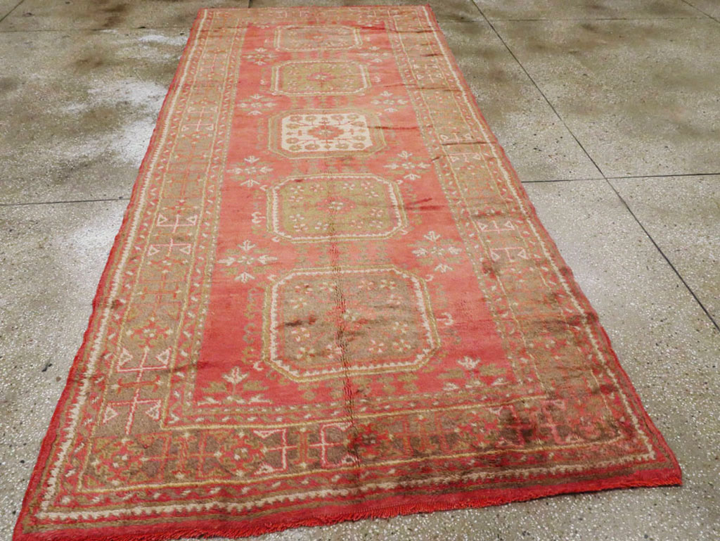 Antique Turkish Oushak Carpet, No.15555 - Gss