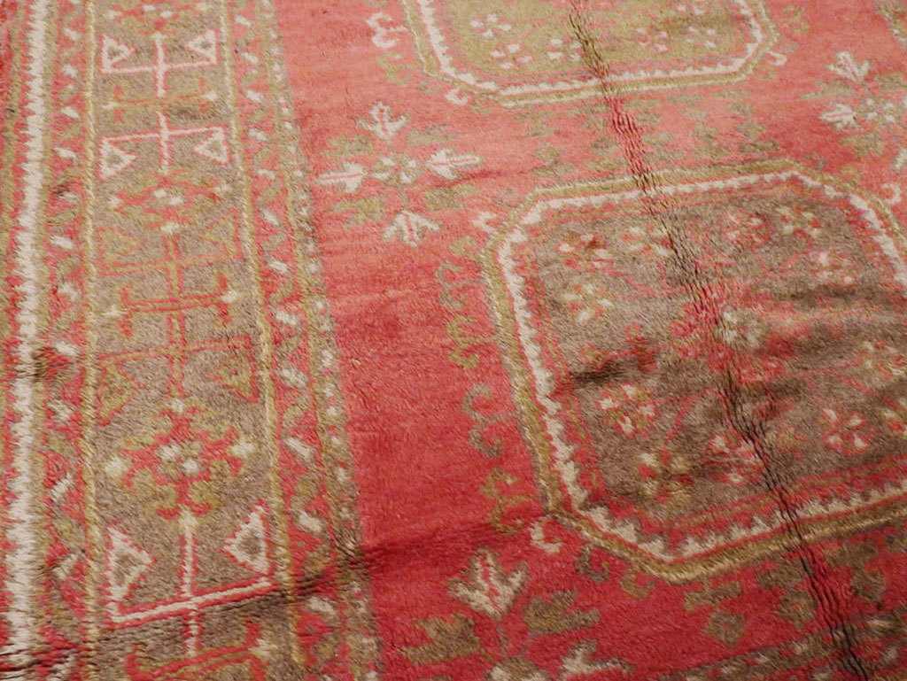 Antique Turkish Oushak Carpet, No.15555 - Gss