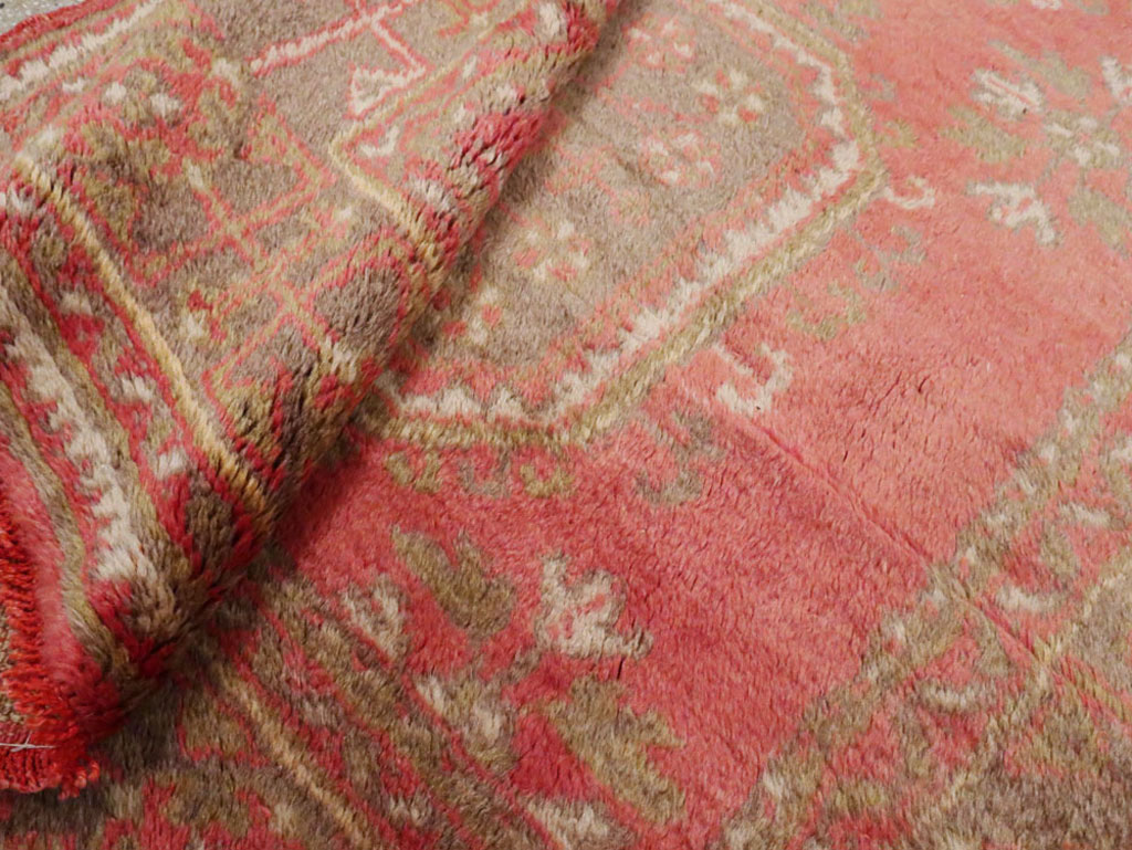 Antique Turkish Oushak Carpet, No.15555 - Gss