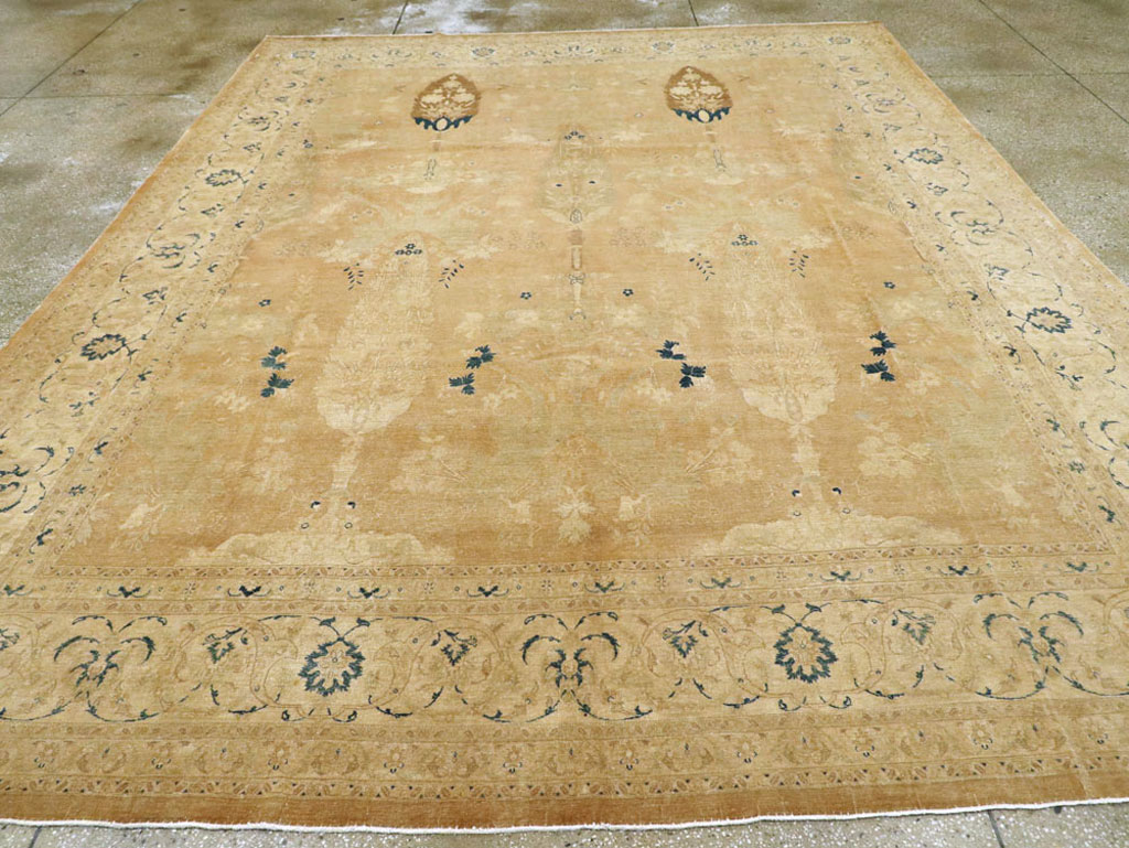 Antique Persian Tabriz Carpet, No.15593 - Gss