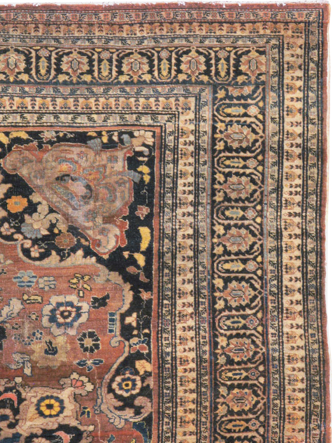 Antique Persian Tabriz Haji Jalili Rug, No.15602 - Gss