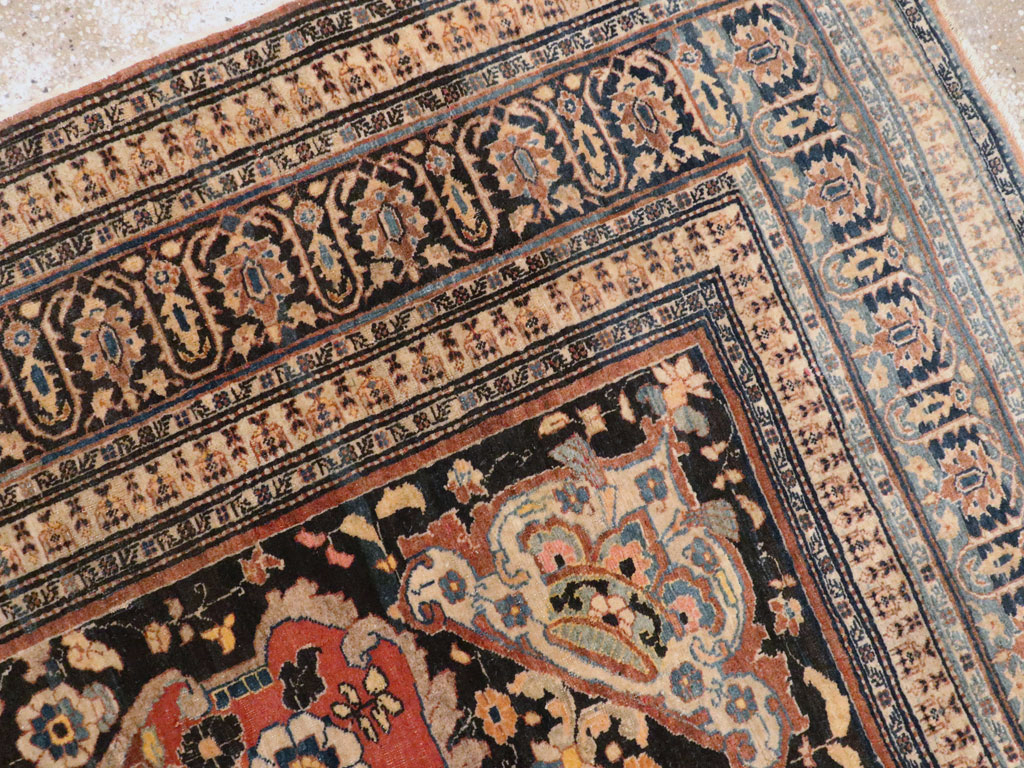 Antique Persian Tabriz Haji Jalili Rug, No.15602 - Gss