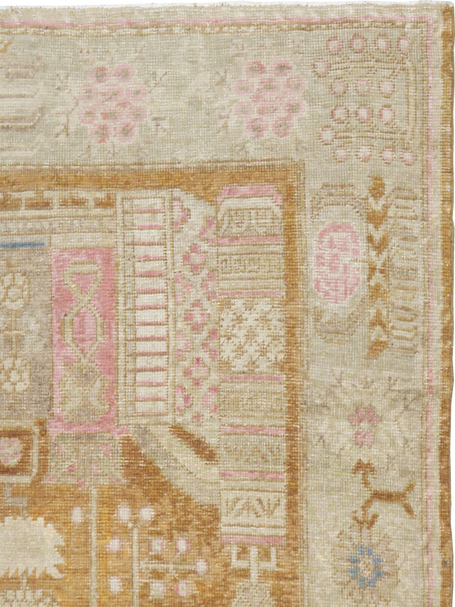 Antique East Turkestan Khotan Rug, No.15603 - Gss