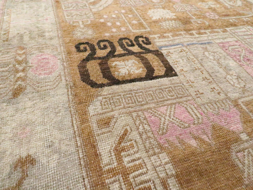 Antique East Turkestan Khotan Rug, No.15603 - Gss