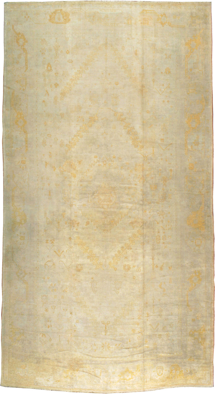 Antique Turkish Oushak Oversize Carpet, No.15605 - Gss