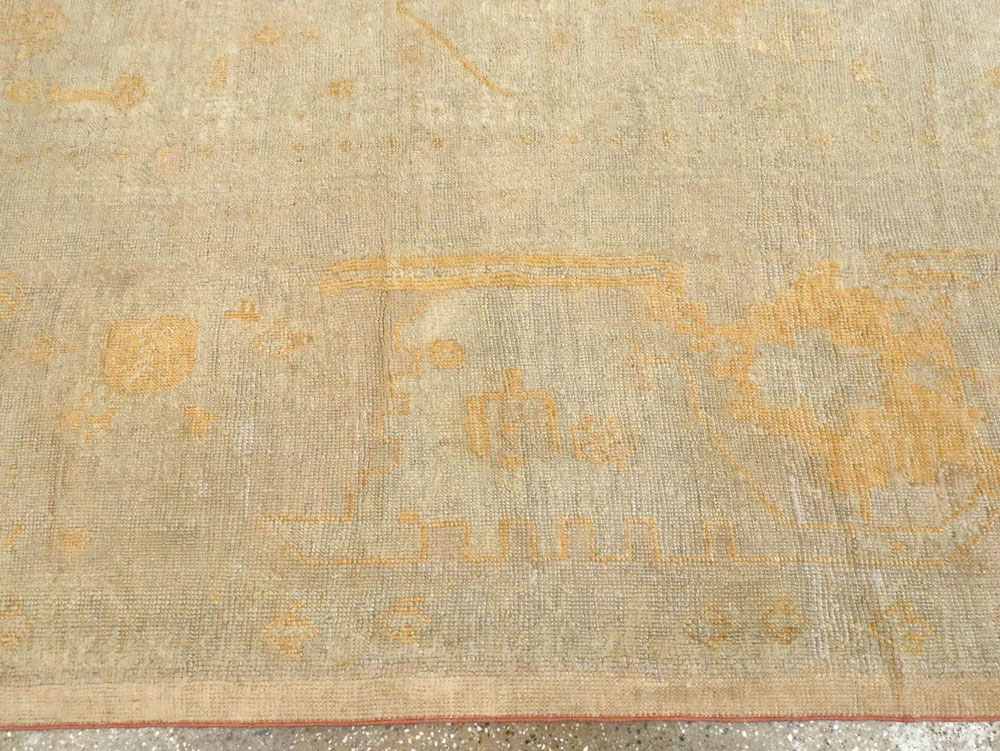 Antique Turkish Oushak Oversize Carpet, No.15605 - Gss