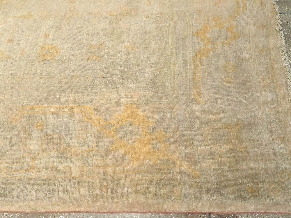 Antique Turkish Oushak Oversize Carpet, No.15605 - Gss