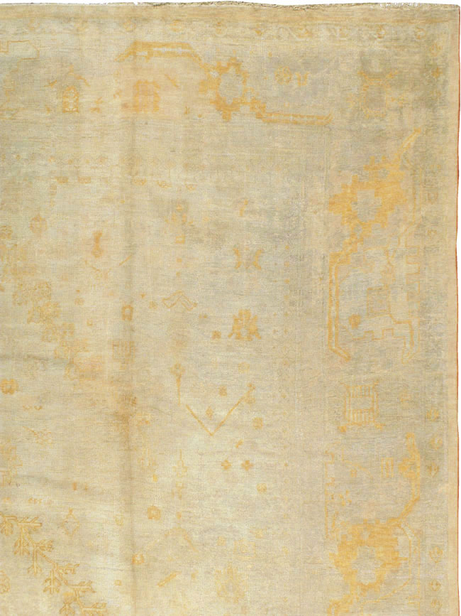 Antique Turkish Oushak Oversize Carpet, No.15605 - Gss