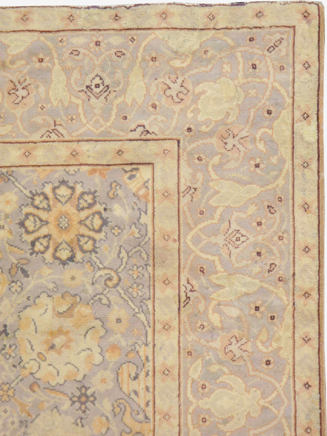 Vintage European Oushak Carpet, No.15626 - Gss