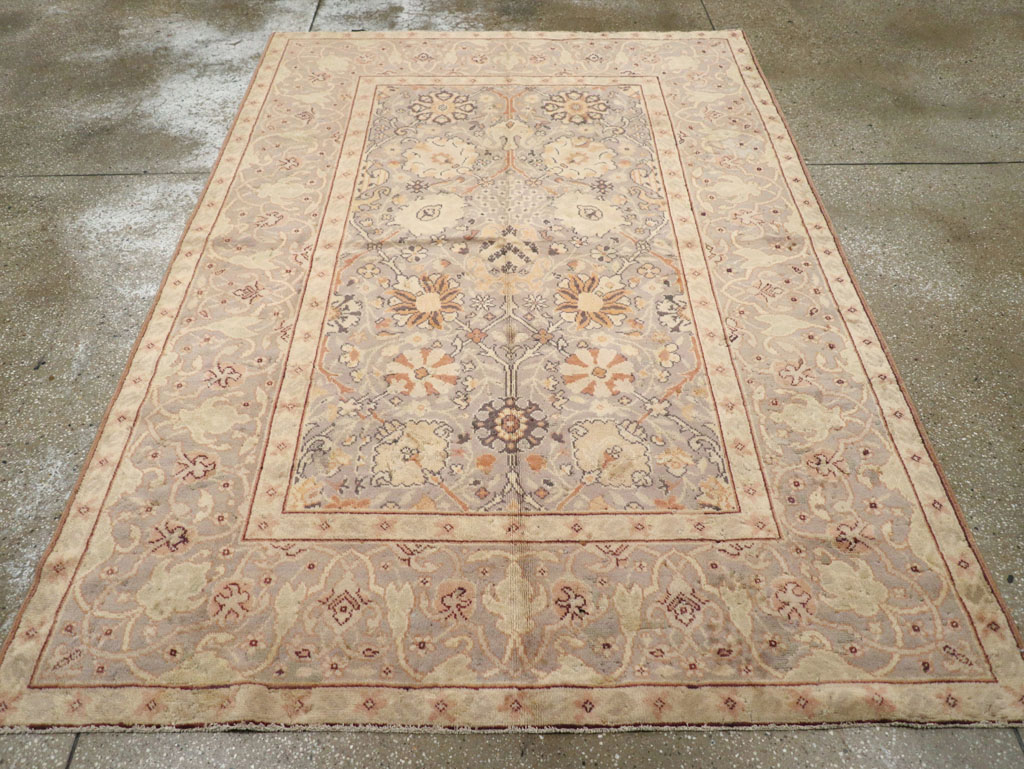 Vintage European Oushak Carpet, No.15626 - Gss