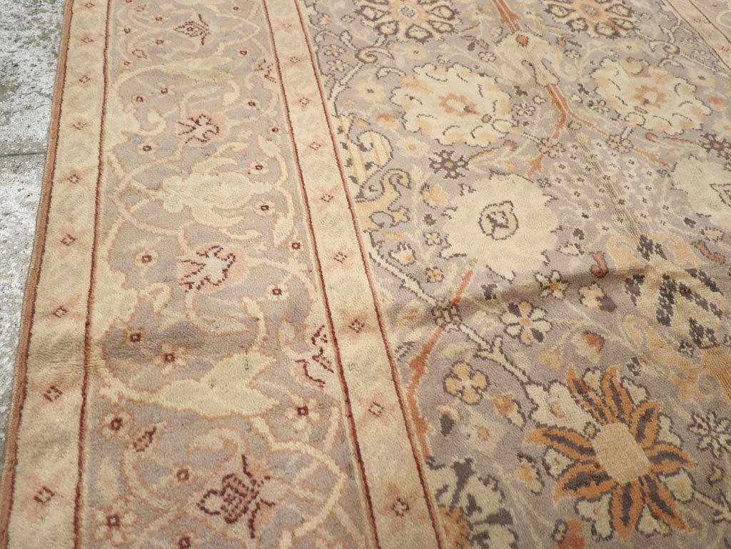 Vintage European Oushak Carpet, No.15626 - Gss