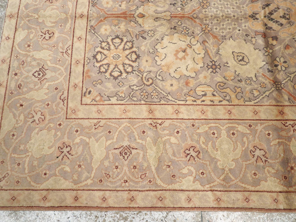 Vintage European Oushak Carpet, No.15626 - Gss