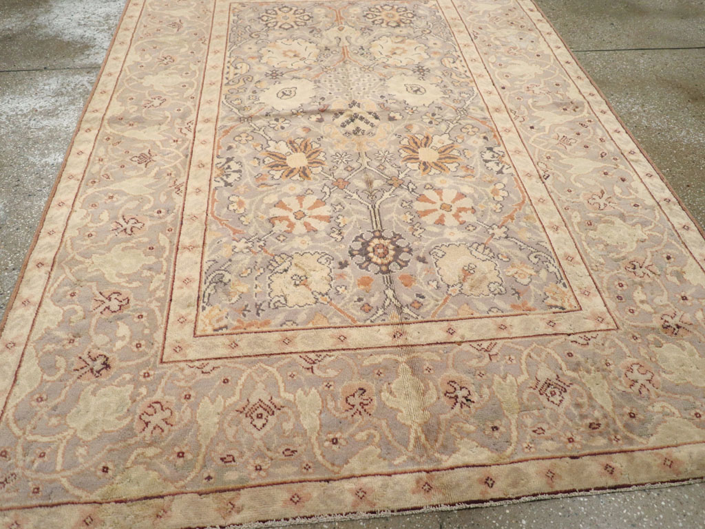 Vintage European Oushak Carpet, No.15626 - Gss