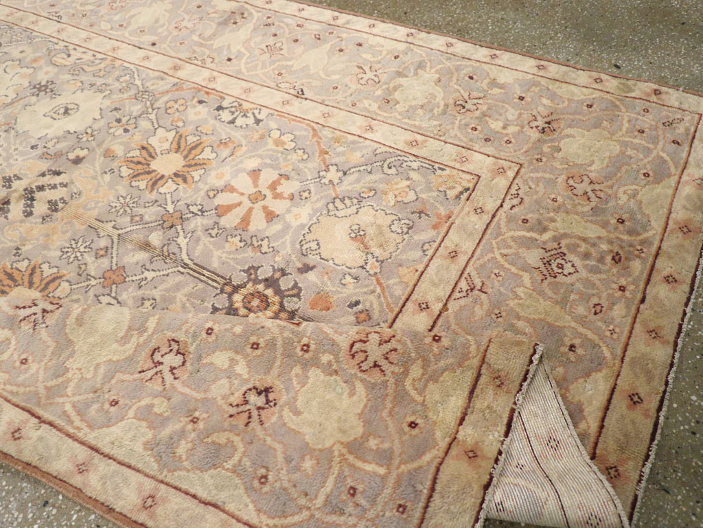 Vintage European Oushak Carpet, No.15626 - Gss