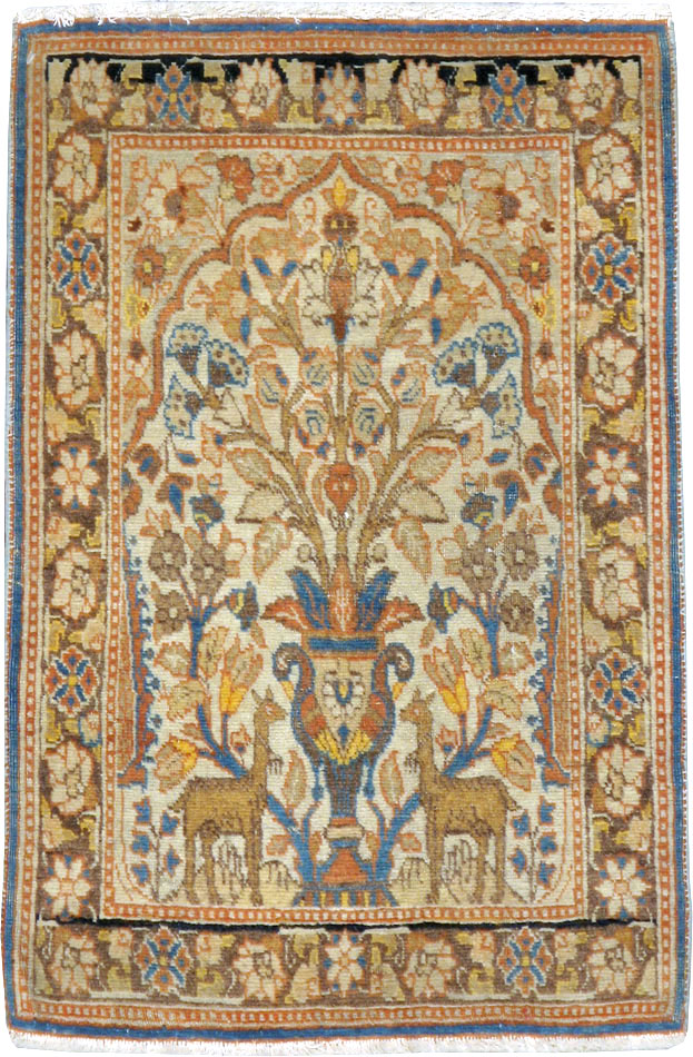 Antique Persian Tabriz Hagi Jalili Rug, No.15632 - Gss