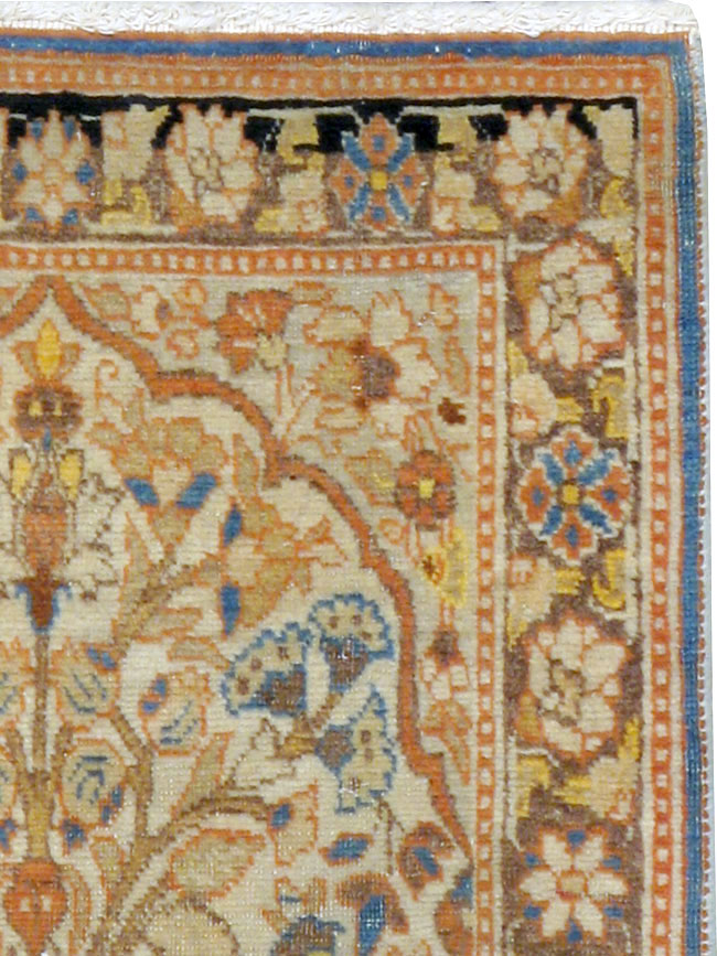 Antique Persian Tabriz Hagi Jalili Rug, No.15632 - Gss