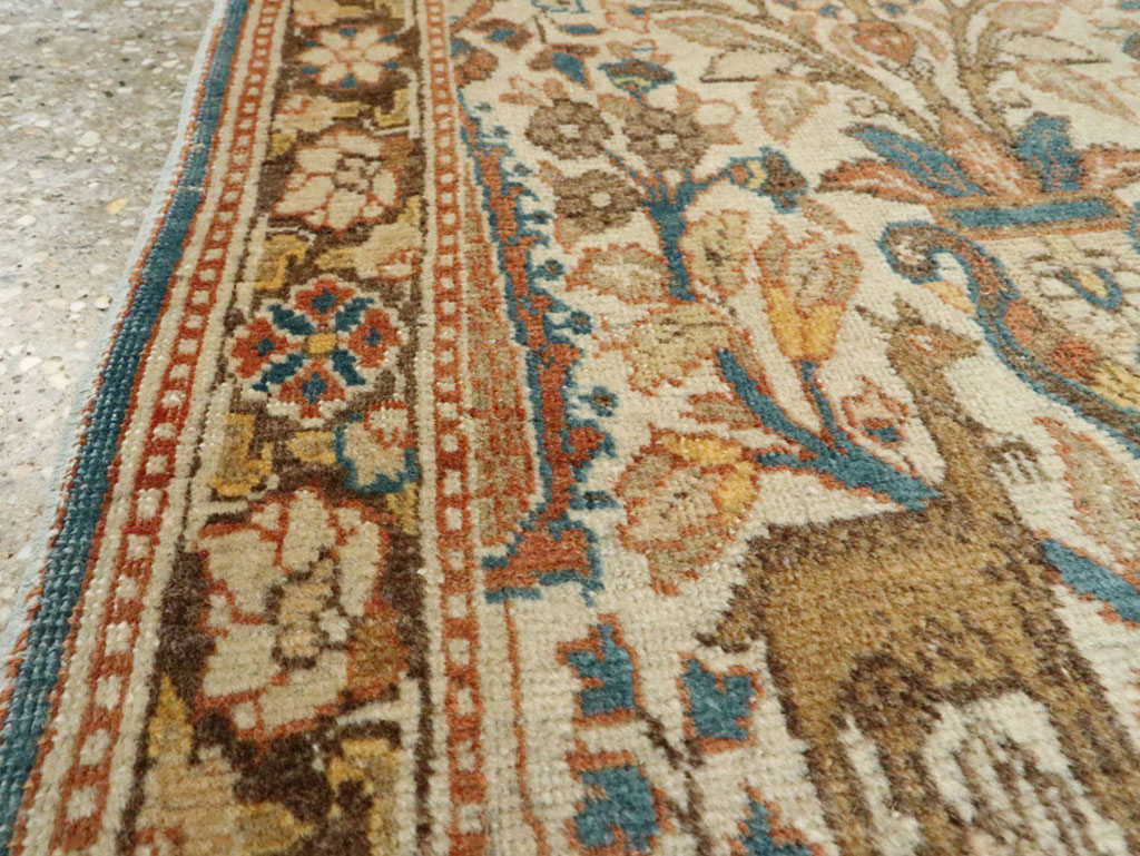 Antique Persian Tabriz Hagi Jalili Rug, No.15632 - Gss