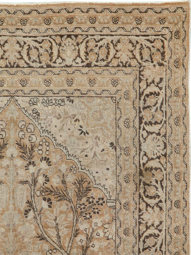 Antique Persian Tabriz Rug, No.15633 - Gss