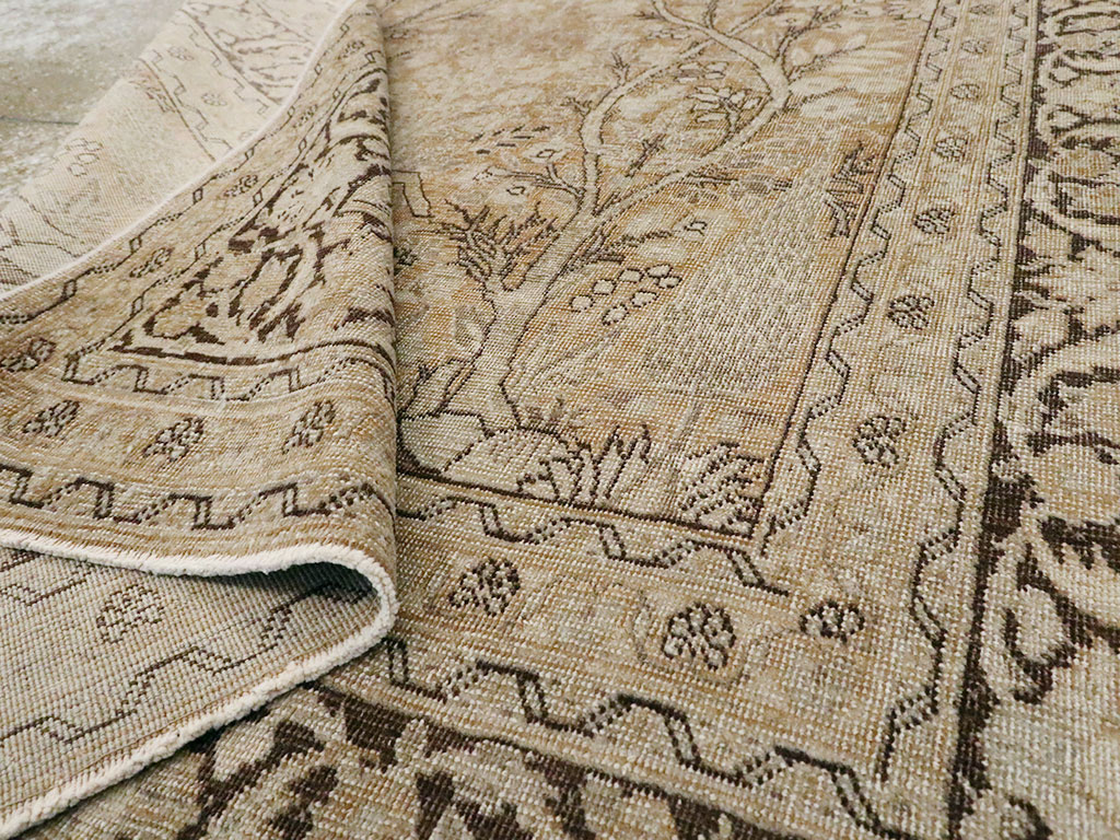 Antique Persian Tabriz Rug, No.15633 - Gss