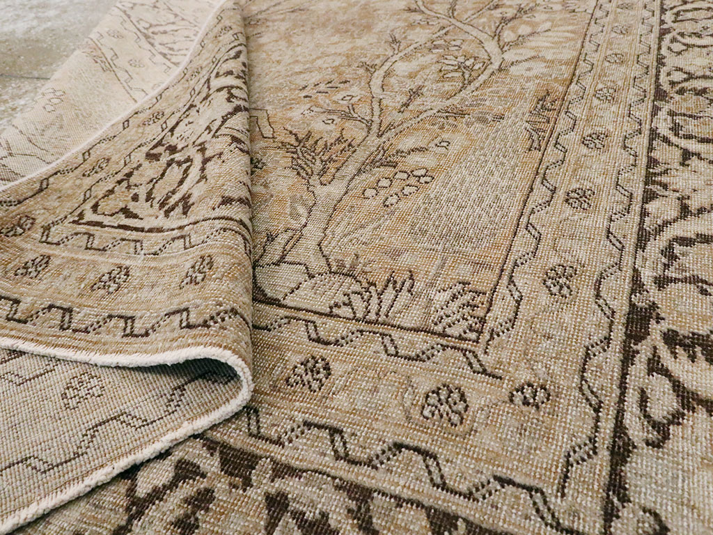 Antique Persian Tabriz Rug, No.15633 - Gss