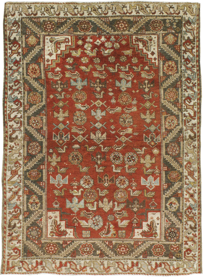 Vintage Persian Afshar Rug, No.15647 - Gss