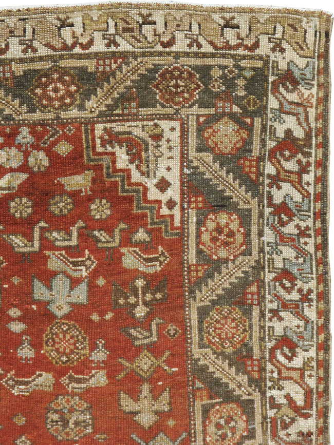 Vintage Persian Afshar Rug, No.15647 - Gss
