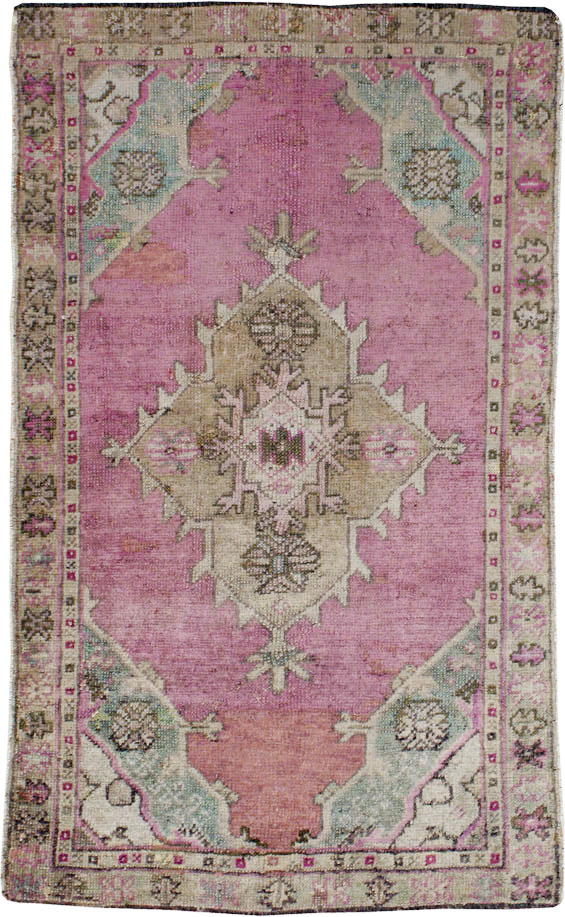 Antique Turkish Oushak Rug, No.15696 - Gss
