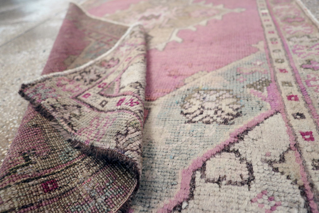 Antique Turkish Oushak Rug, No.15696 - Gss